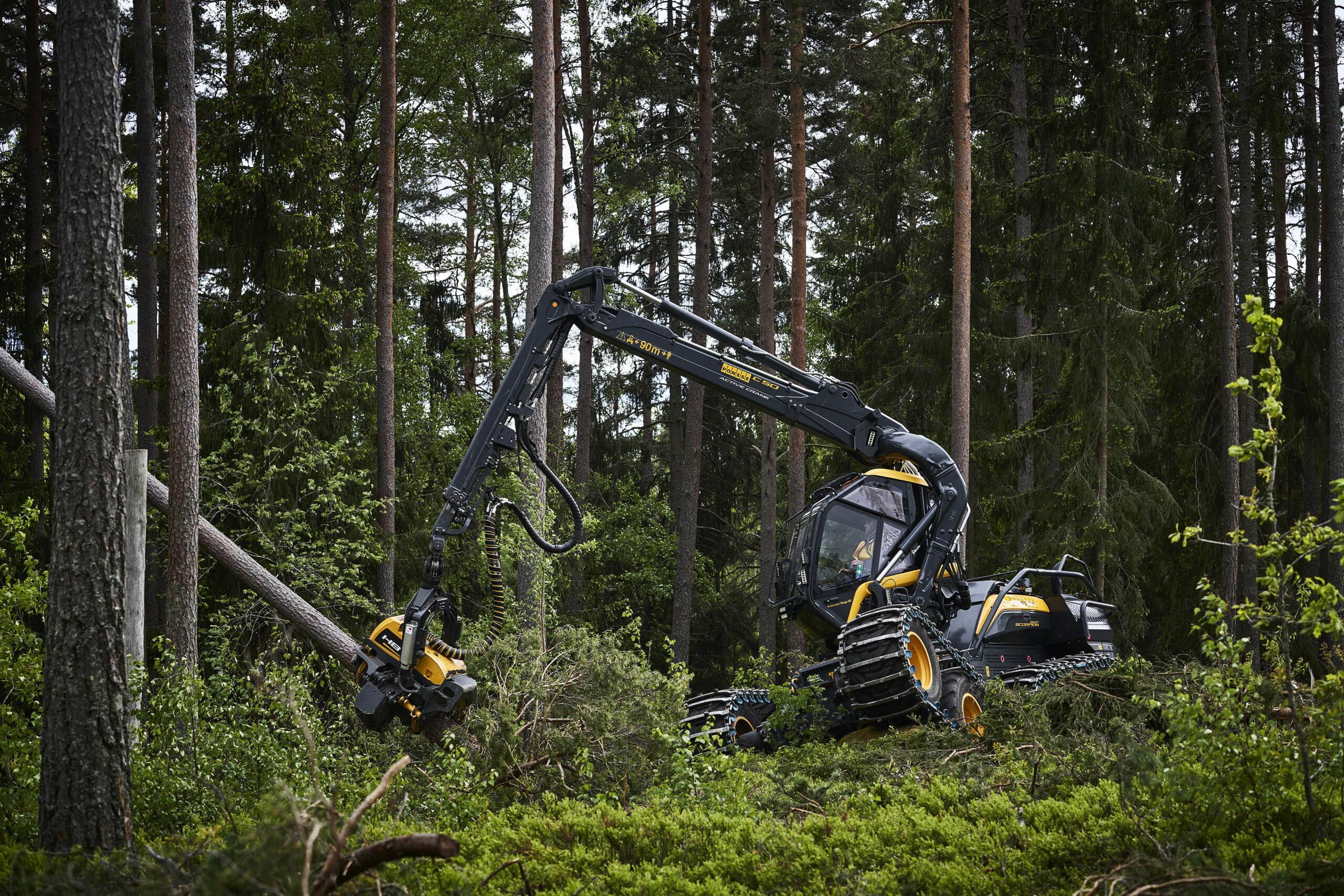 PONSSE Scorpion Ikonen Bland Moderna Skogsmaskiner Ponsse News